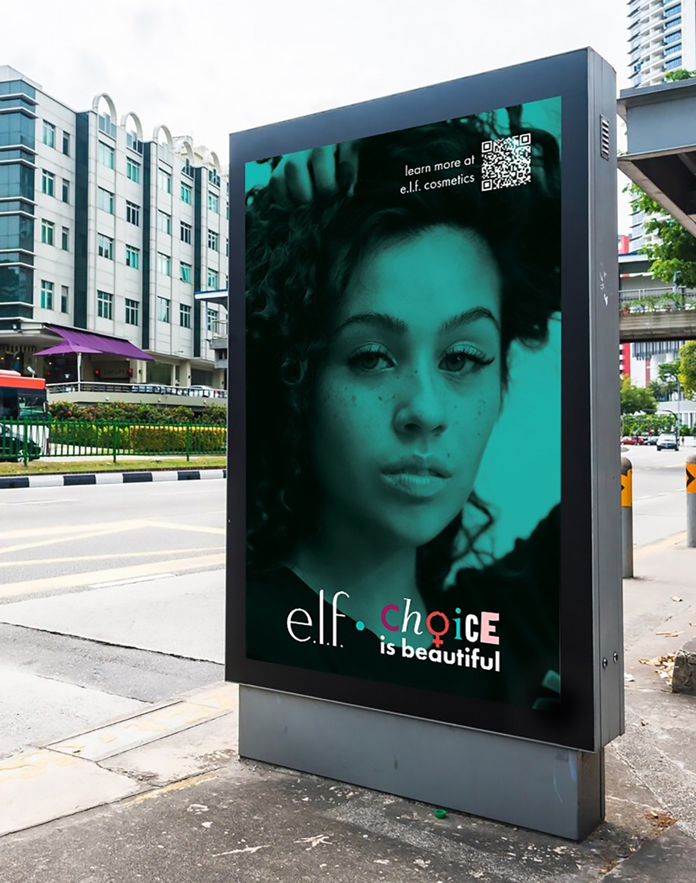 Choice is Beautiful – Teal Billboard