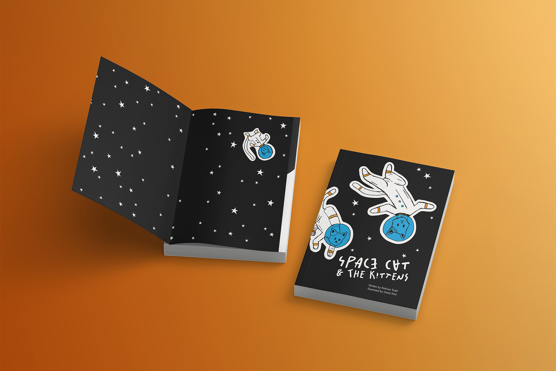 Space Cats – Open Book & Cover 1