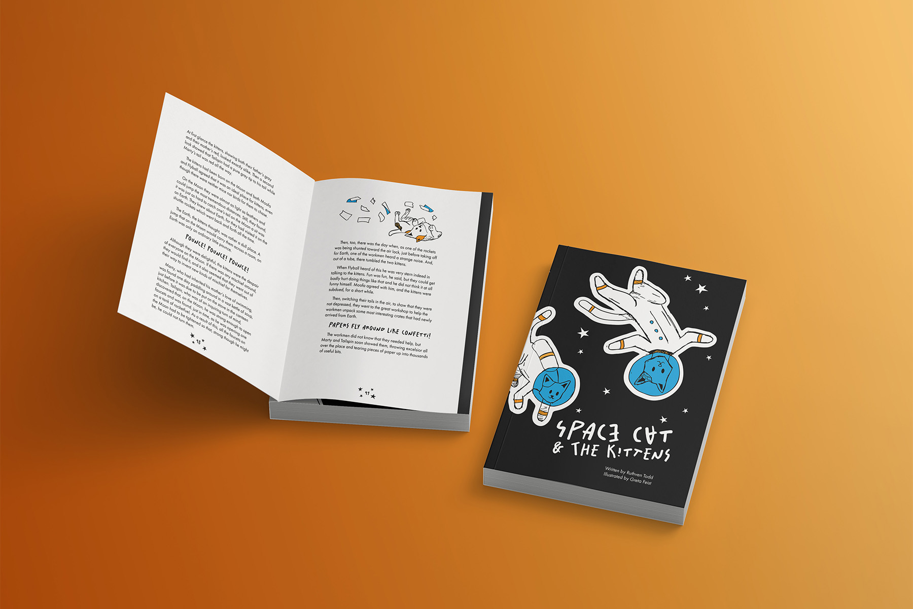 Space Cats – Open Book & Cover 2