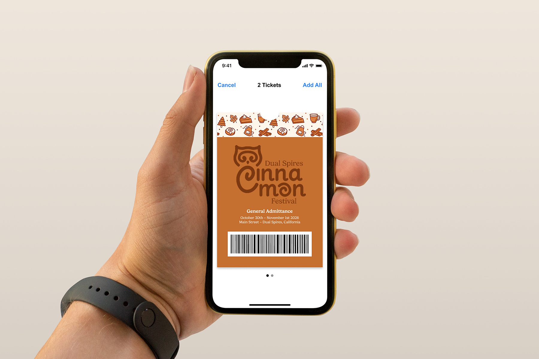 Cinnamon Fest – Apple Wallet Cinnamon Fest – Apple Wallet