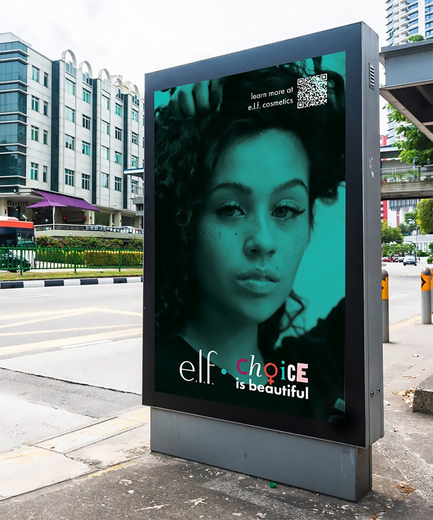 Choice is Beautiful – Teal Billboard
