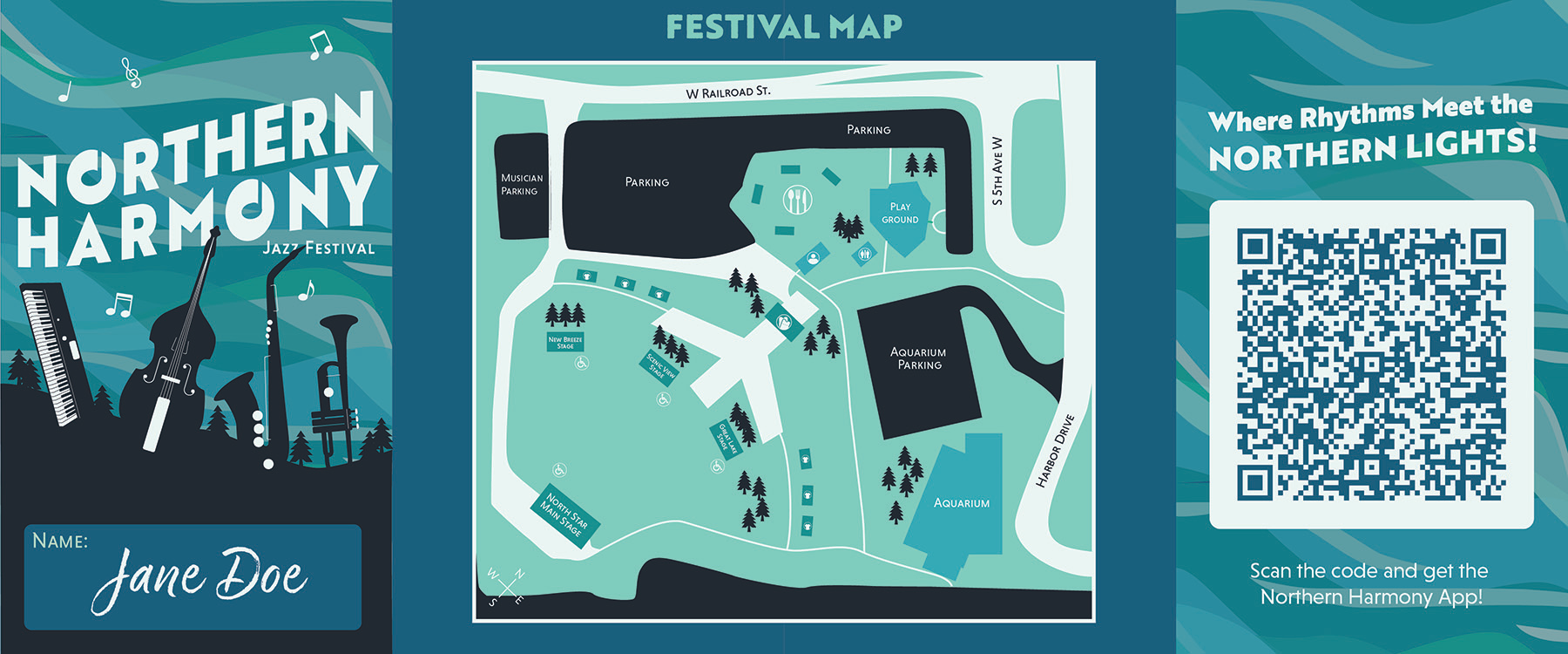 Festival Lanyard Mockup