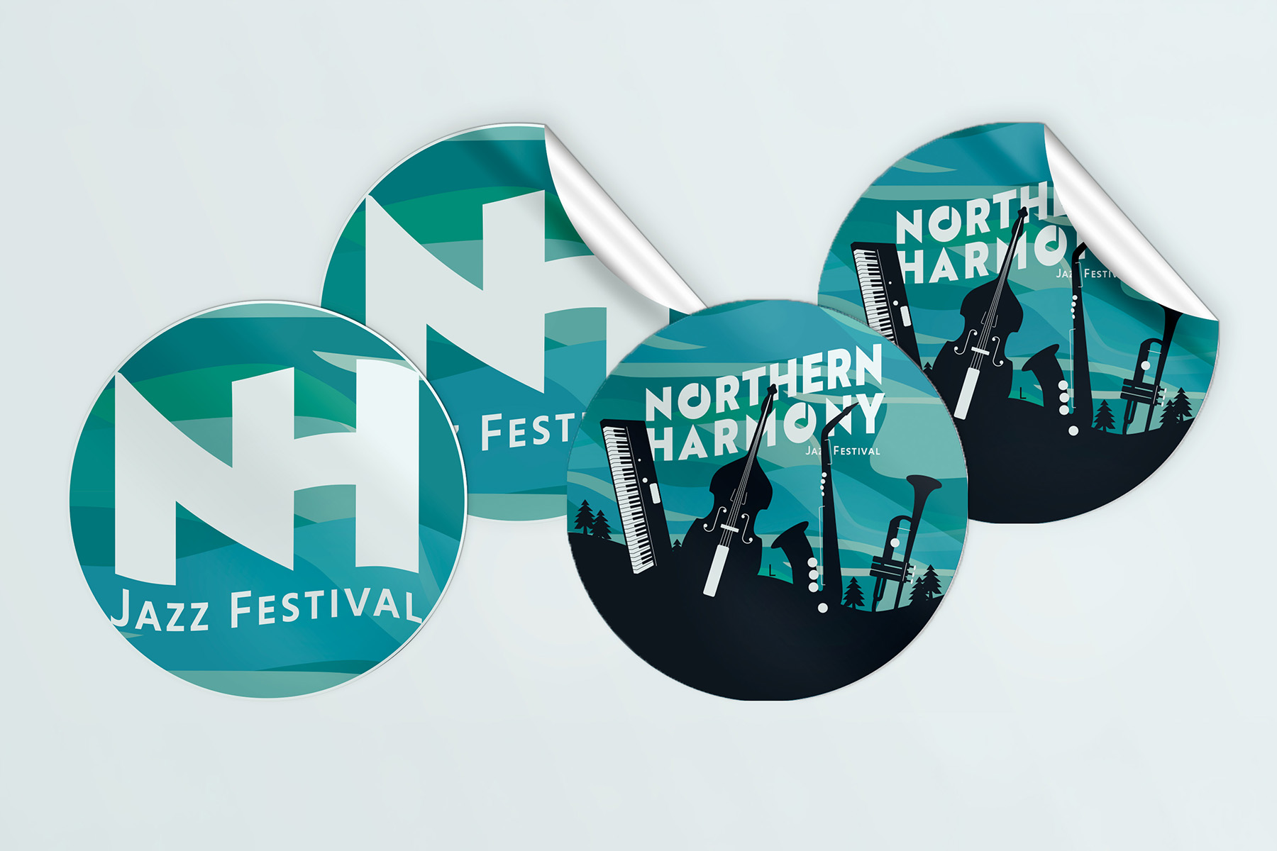 Northern Harmony – Round Stickers
